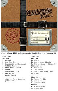 <i>Oak Mountain 2001 - Night 1</i> 2013 live album by Widespread Panic