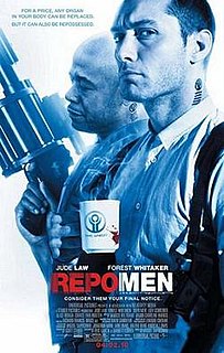 <i>Repo Men</i> 2010 film directed by Miguel Sapochnik