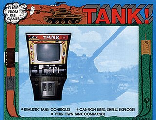 <i>Tank</i> (video game) two-player arcade game