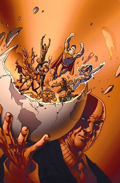 Lex Luthor's Secret Society of Super Villains as seen in Villains United: Infinite Crisis Special #1, art by Karl Kerschl.