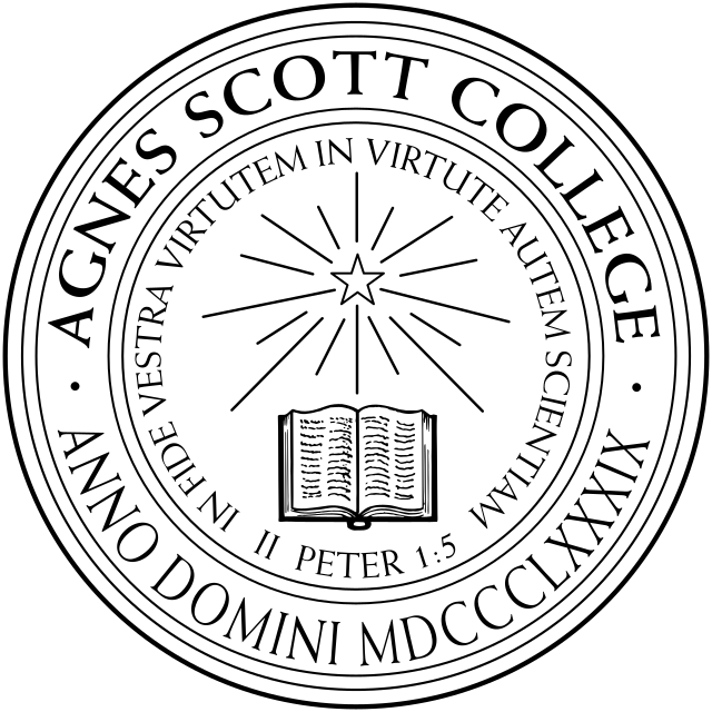 https://upload.wikimedia.org/wikipedia/en/thumb/e/ed/Agnes_Scott_College_seal.svg/640px-Agnes_Scott_College_seal.svg.png