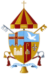 Basilica of San Albino Coat of Arms Mesilla New Mexico.gif