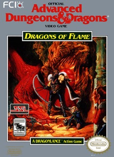 <i>Dragons of Flame</i> (video game) 1989 video game