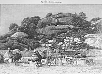 The Rock of Abeokuta, as drawn c.1892