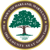 Official seal of Oakland, Maryland