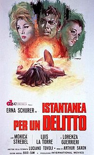 <i>Snapshot of a Crime</i> 1975 film directed by Mario Imperoli