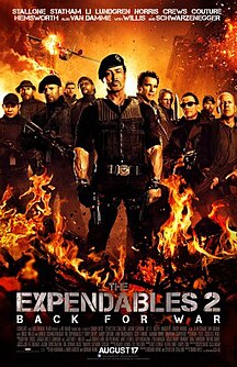 <i>The Expendables 2</i> 2012 American action film by Simon West