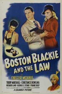 <i>Boston Blackie and the Law</i> 1946 film by D. Ross Lederman