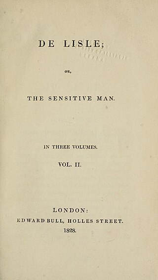 <i>De Lisle</i> (novel) 1828 novel