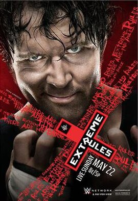 Promotional poster featuring Dean Ambrose