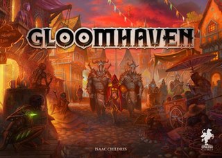 <i>Gloomhaven</i> 2017 cooperative role-playing board game