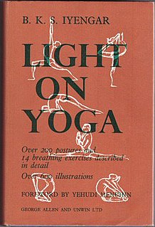 <i>Light on Yoga</i> 1966 book on the Iyengar Yoga style of modern yoga as exercise