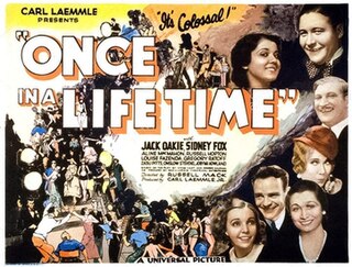 <i>Once in a Lifetime</i> (1932 film) 1932 American film