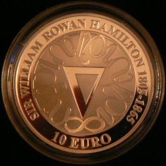 Irish commemorative coin celebrating the 200th anniversary of his birth