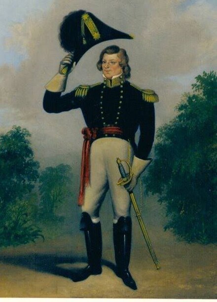 Brigham Young in military uniform