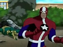 Commander Steel in Justice League Unlimited in the series finale episode Destroyer