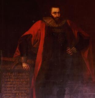 Hugh Hamersley Lord Mayor of London, 1627-1628
