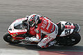 Lorenzo Lanzi riding the Ducati 999F07