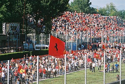 The Tifosi at the 2003 Italian Grand Prix, Monza