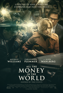 <i>All the Money in the World</i> 2017 film by Ridley Scott