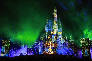 <i>Celebrate! Tokyo Disneyland</i> nighttime spectacular at Tokyo Disneyland