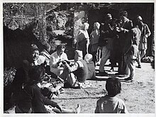 Dr James Dick and Jill Cook treating patients at the UMN dispensary at Okhaldhunga, in east Nepal, in the early 1960s. Dr James Dick and Jill Cook treating patients at the UMN dispensary at Okhaldhunga in the early 1960s.jpg