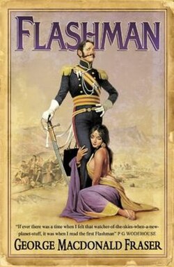 Cover illustration of Flashman by Gino D’Achille (2005 printing)