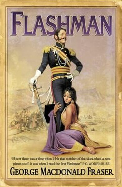 Cover illustration of Flashman by Gino D’Achille (2005 printing)