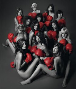 Werbefoto der Besetzung der ersten Staffel von Supermodel