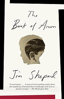 <i>The Book of Aron</i> 2015 novel by Jim Shepard