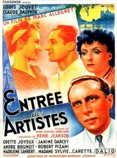 <i>The Curtain Rises</i> 1938 French film