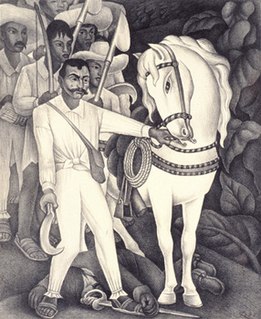 <i>Zapata</i> (lithograph) Lithograph by Diego Rivera