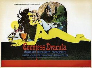 <i>Countess Dracula</i> 1971 Hammer horror film directed by Peter Sasdy