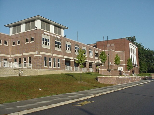 Walpole High School, which is one of two public high schools in Walpole