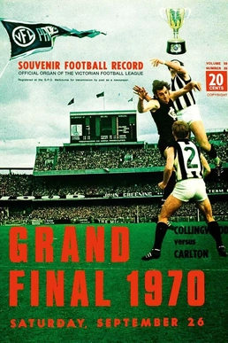 <span class="mw-page-title-main">1970 VFL grand final</span> Grand final of the 1970 Victorian Football League season