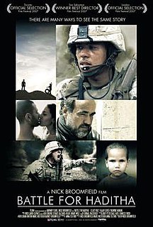 <i>Battle for Haditha</i> 2007 British film