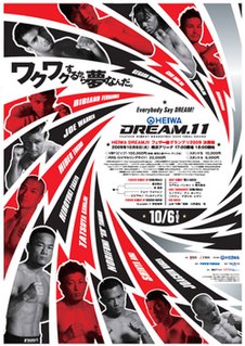 <span class="mw-page-title-main">Dream 11</span> Dream mixed martial arts event in 2009