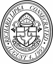 Episcopal seal of Bishop Richard W. Lipka.png