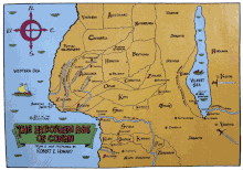 Map of Hyborian Age kingdoms. Some of the Hyborian War player countries--including Khitai, Kusan, Kambulja, Uttara Kuru, and Vendhya--are off the map to the east and southeast. Hyborian Age map based on a map prepared by Robert E. Howard, Version 2.gif