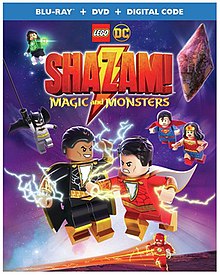 Blu-ray cover for Lego DC Shazam!: Magic and Monsters