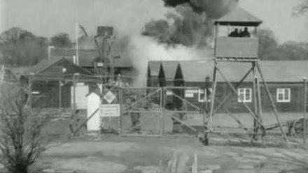 The recreation of German prisoner of war camps took place in the English countryside.