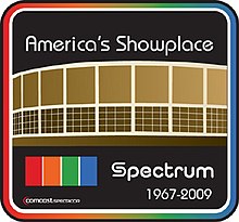 A special logo was used for the final season of the Spectrum's use, featuring the arena's original pre-1994 logo and nickname. Spectrum remember.jpg