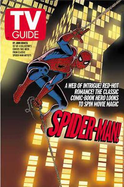 Romita's cover for the April 27 – May 3, 2002, issue of TV Guide