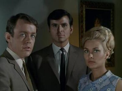 William Gaunt, Stuart Damon and Alexandra Bastedo