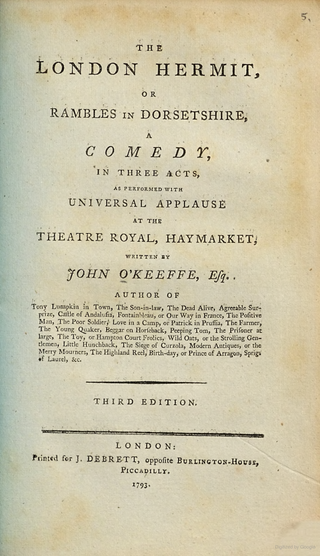 <i>The London Hermit</i> 1793 play