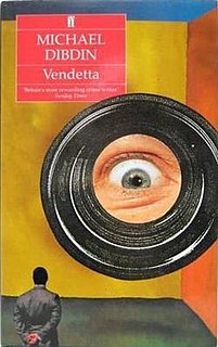 <i>Vendetta</i> (Dibdin novel) 1990 Aurelio Zen crime novel by Michael Dibdin