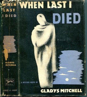 <i>When Last I Died</i> 1941 novel