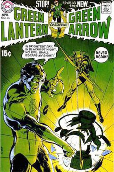 Green Lantern (vol. 2) No. 76 (April 1970). Cover art by Neal Adams.