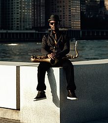 Marcus Strickland, by Deneka Peniston, Roosevelt Island, Oct 2015, cropped.jpg