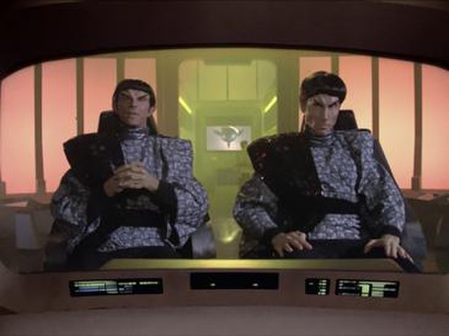 This episode marked the first appearance of the Romulans in Star Trek: The Next Generation